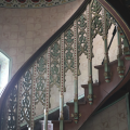 Château d'Abbadia, escalier hélicoïdal
