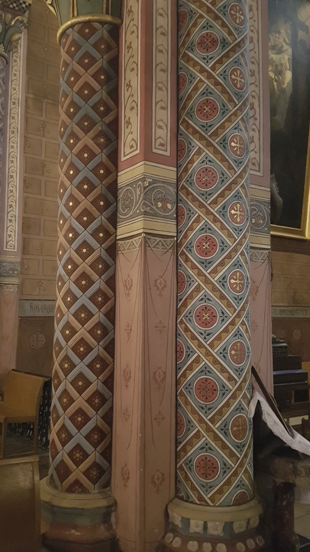 Décors des piliers