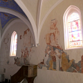 Bourgougnague Mur sud : cavalcade des vices XVIe siècle