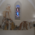 Bourgougnague Mur sud : cavalcade des vices XVIe siècle