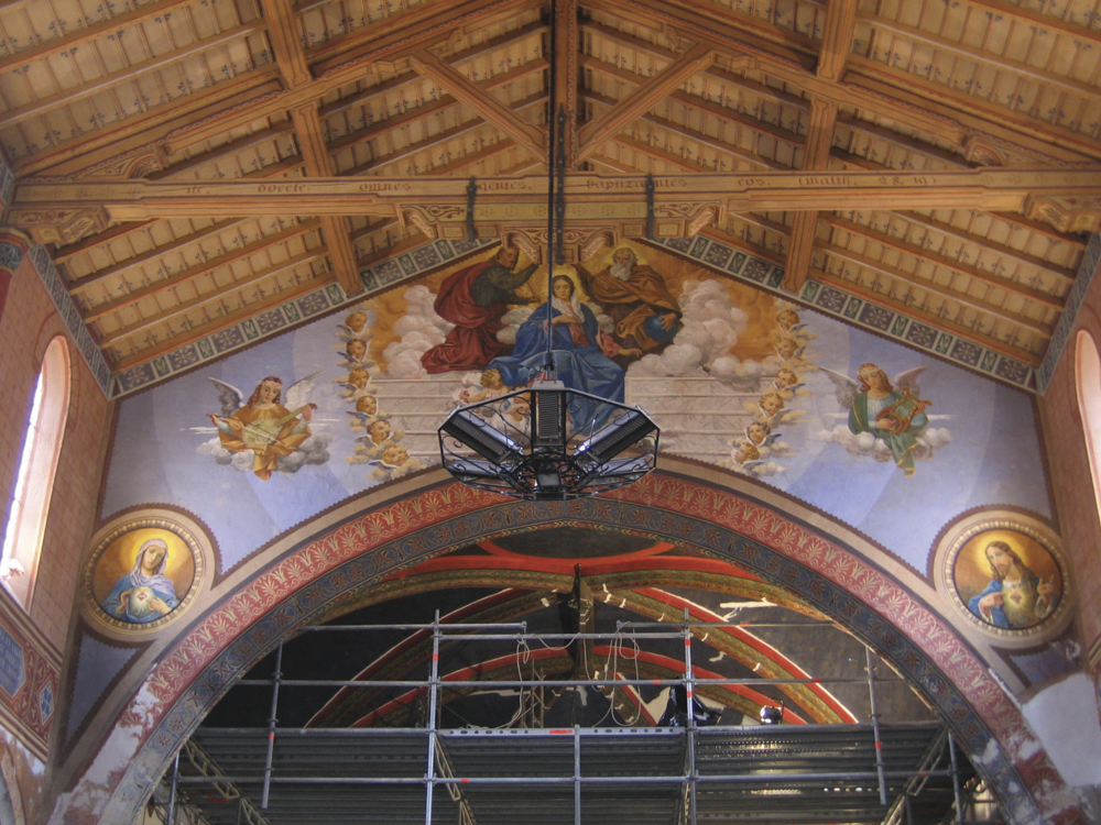 Francescas, décor peint par G. Masutti