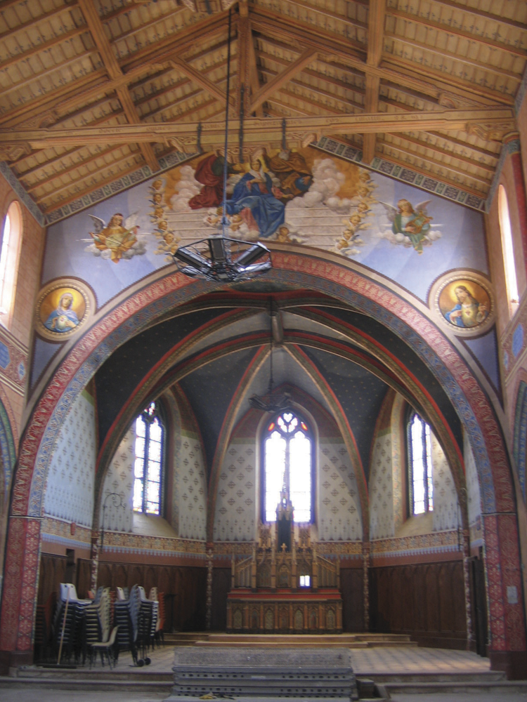 Francescas, arc triomphal, décor peint par G. Masutti