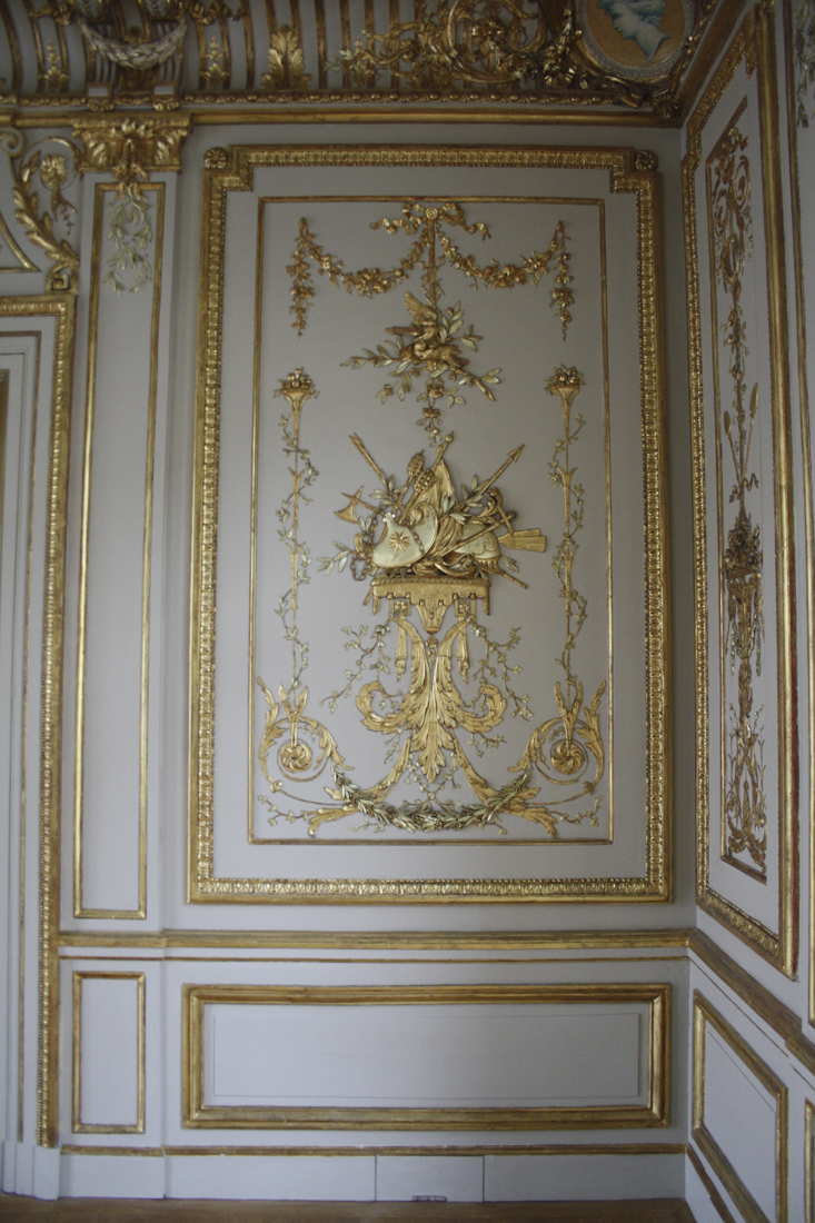 Boiseries polychromes et dorées